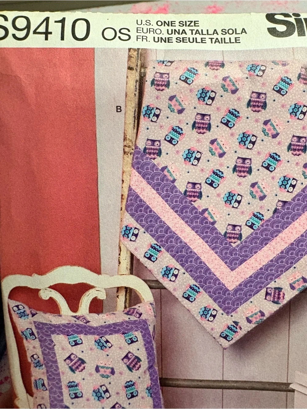 BN UNCUT SIMPLICITY 9410 OS SEWING PATTERNS QUILTING